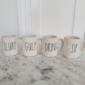 Rae Dunn Mini Espresso Mug Set of 4